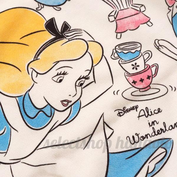 Zk アリス柄 イラスト トレーナー 子供服 キッズ 子ども服 ディズニー 不思議の国のアリス Alice オールシーズン スウェット ガールズ 女児 女の子 通園通学 k04 Tutu Fleur By Hanaoto 通販 Yahoo ショッピング