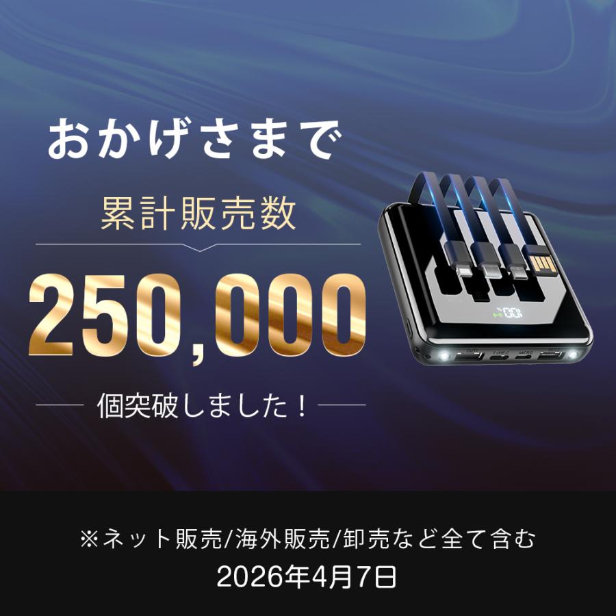 クーポンで1680円・期間限定！】モバイルバッテリー ワイヤレス充電 4