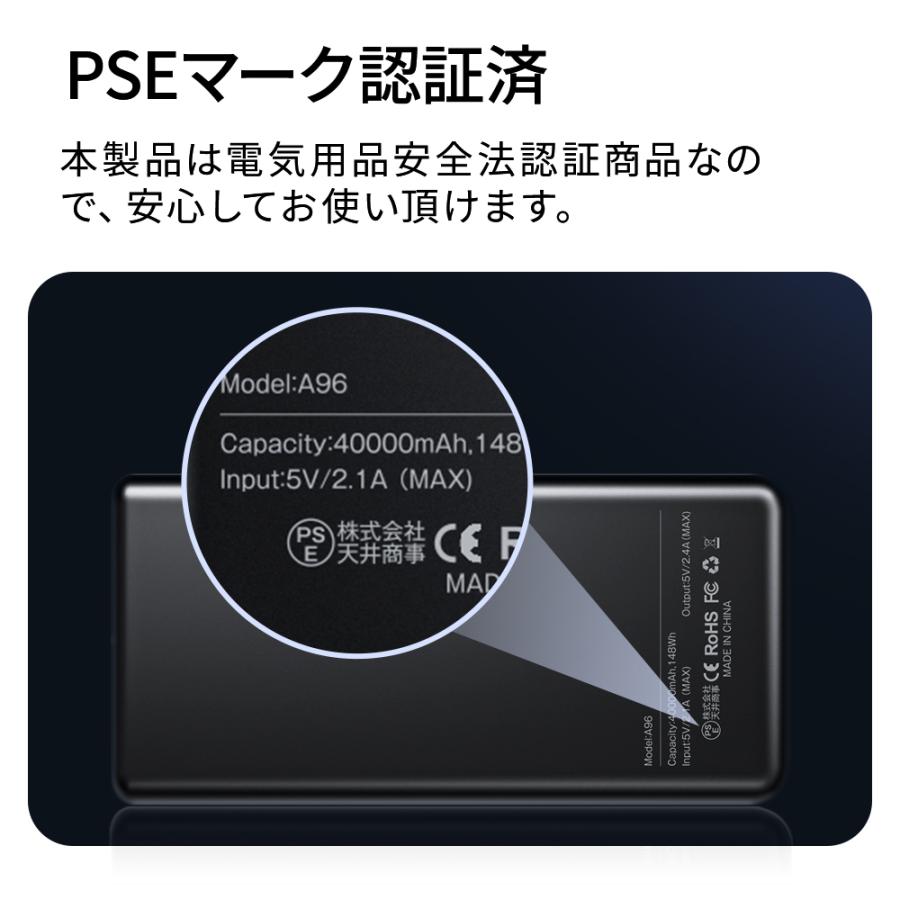 クーポンで2580円・期間限定！】モバイルバッテリー 大容量
