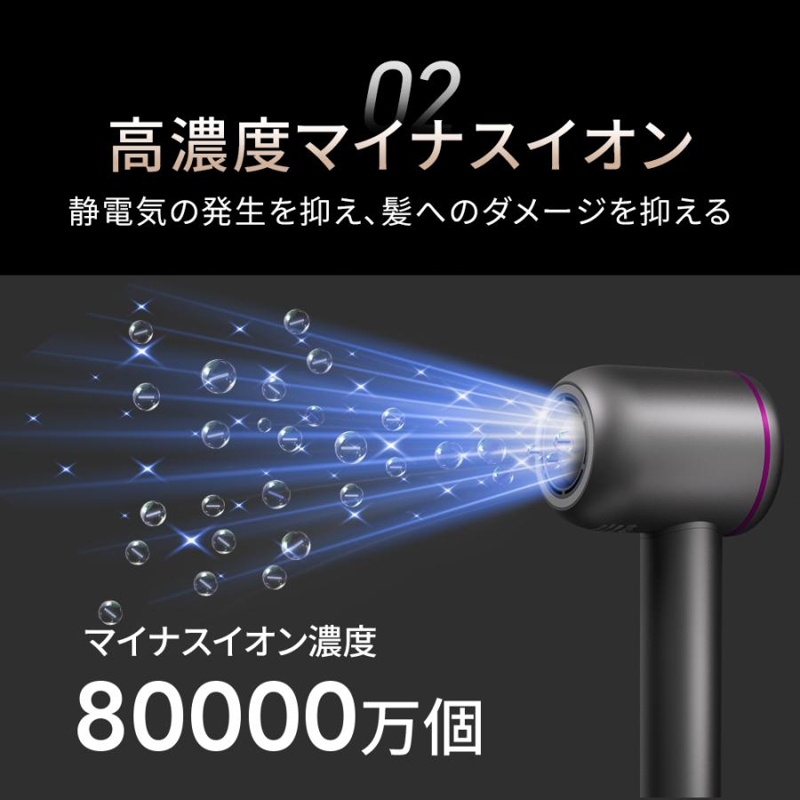 ドライヤー ヘアドライヤー AIを搭載 温冷風循環モード 高速 57