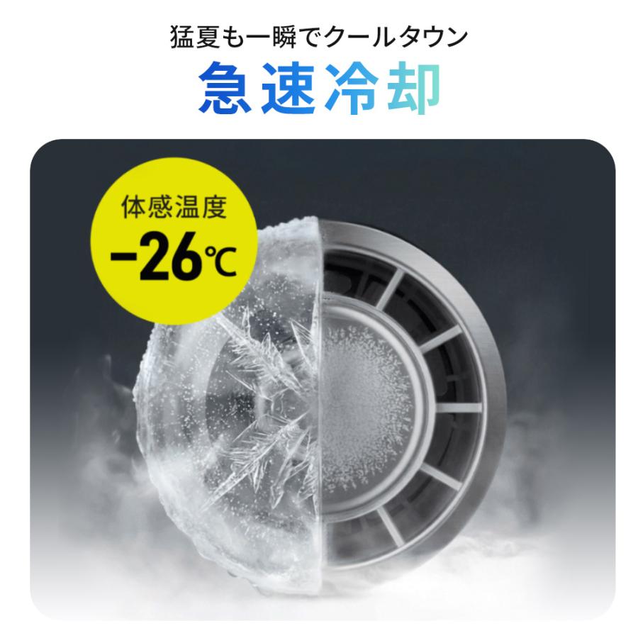ハンディファン 199段階風量調節 1秒冷感 4WAYデザイン 折りたたみ -26