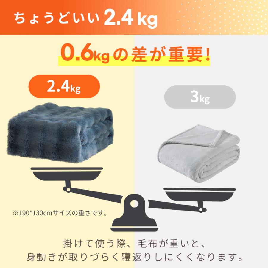 電気毛布 掛け敷き ふわとろ毛布 電気ブランケット モコモコ