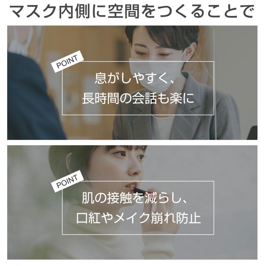 マスクフレーム 3D立体快適 透明 繰り返し使える 12本セット マスク