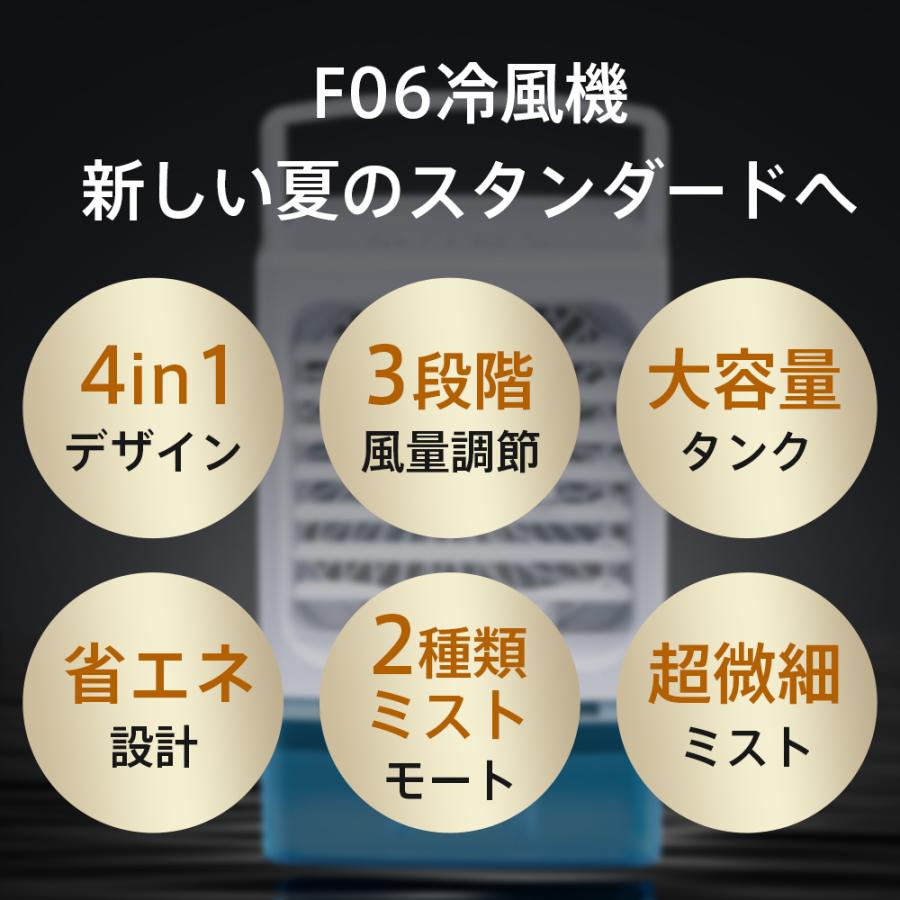 Troston 冷風機 -12℃冷却 USB給電 2段階自動OFF 卓上冷風機 最大
