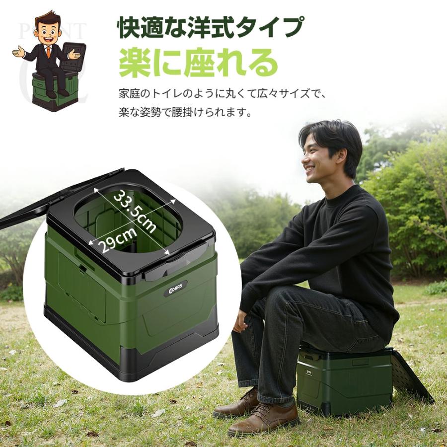 簡易トイレ セット 携帯トイレ 折りたたみ 便座 防災グッズ 緊急トイレ