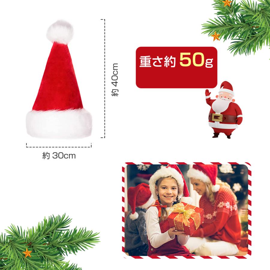クリスマスプレゼントにサンタ帽子☆オーナメントにも☆5個