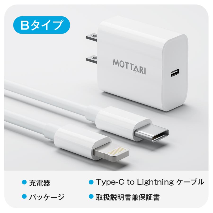 MOTTARI 「20W GaN急速充電セット」iphone 充電器 ケーブル MOTTARI 「20W GaN急速充電セット」iphone 充電器 ケーブル