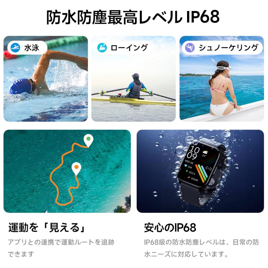 itDEAL 【磁気吸収ベルト新発売&AIアシスタント】スマートウォッチ