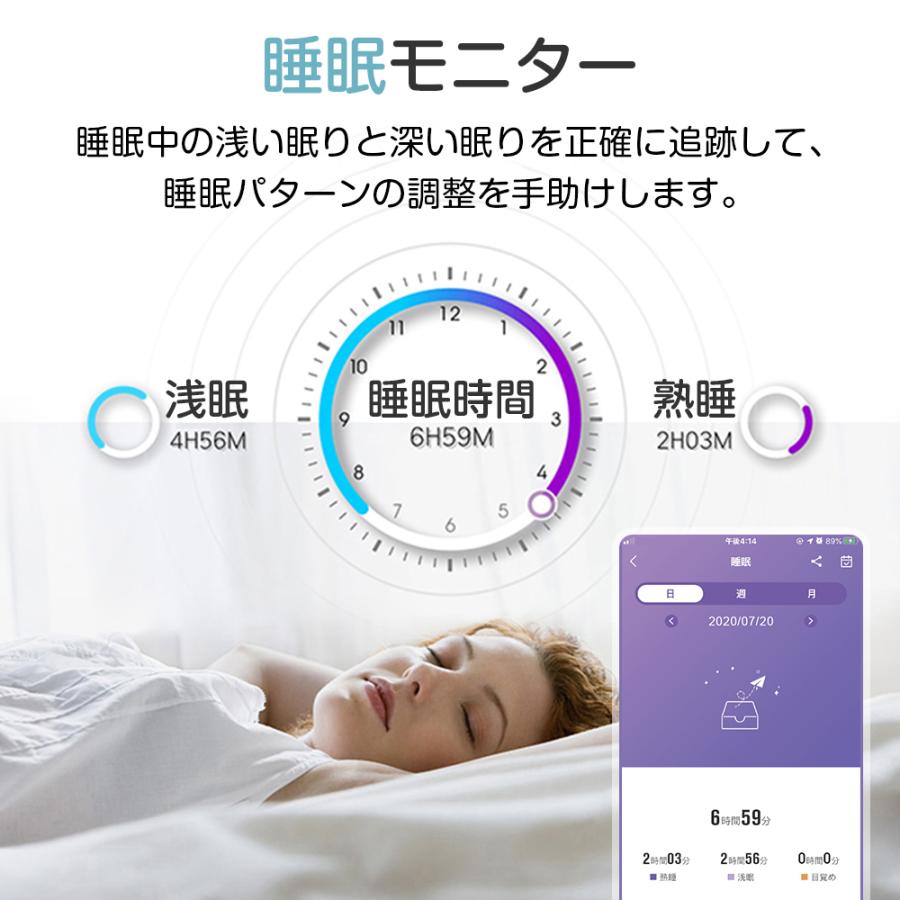 itDEAL スマートウォッチ H2 24時間体温監視 フルタッチスクリーン血圧測定 血中酸素濃度計 大画面 着信通知 歩数計 心拍計 活動量計  睡眠検測 長い待機時間 | ブランド登録なし | 28