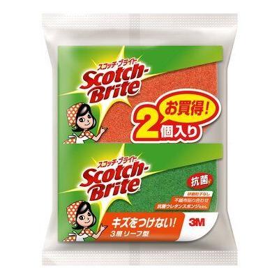 3M スリーエム スコッチブライト 抗菌ウレタンスポンジたわし SS-72K