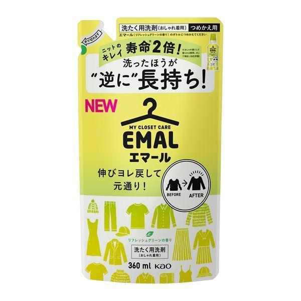 エマール 花王 リフレッシュグリーンの香り つめかえ用 360ml : 通販