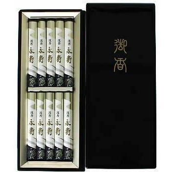 日本香堂 沈香永寿 塗箱短 10入 : 通販 多摩SHOP - 通販 - Yahoo