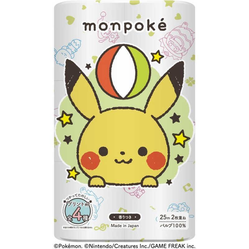 丸富製紙 モンポケ レギュラー 12ロール ダブル 25m : 通販 多摩SHOP 