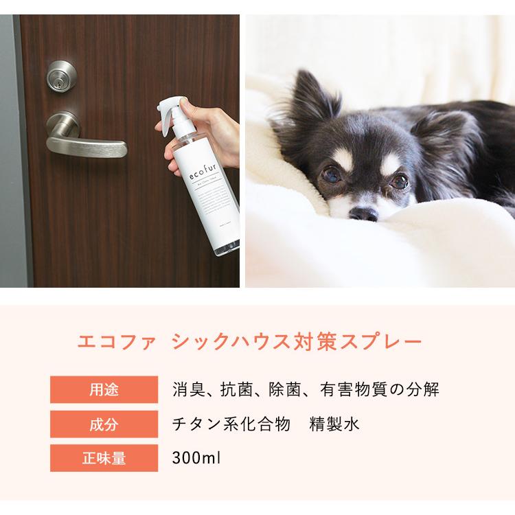 数量限定 エコファ ウィルス・細菌・シックハウス対策スプレー(300mlタイプ)ウィルス、細菌、有害物質の除菌＆分解、抗菌、消臭効果【ECOFUR】24本セット 【3552470241】(22338円)