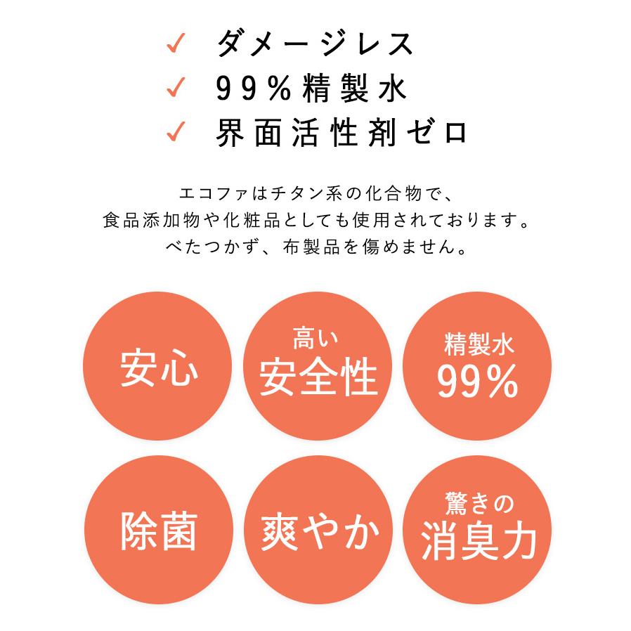 数量限定 エコファ ウィルス・細菌・シックハウス対策スプレー(300mlタイプ)ウィルス、細菌、有害物質の除菌＆分解、抗菌、消臭効果【ECOFUR】24本セット 【3552470241】(22338円)