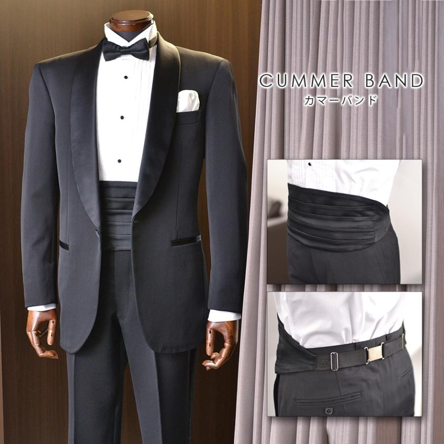 【カマーバンド】ブラック 黒 タキシード用 結婚式 ウエディング 定番【販売】シルク100％｜tuxedo｜03