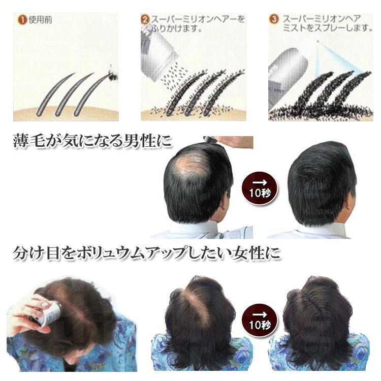 スーパーミリオンヘアー 30g 色選択あり ルアン プロ用美容室専門店 敬老の日 プレ ブラック ダークブラウン ライトブラウンゼント プチギフト用 かつら｜tuyakami｜02