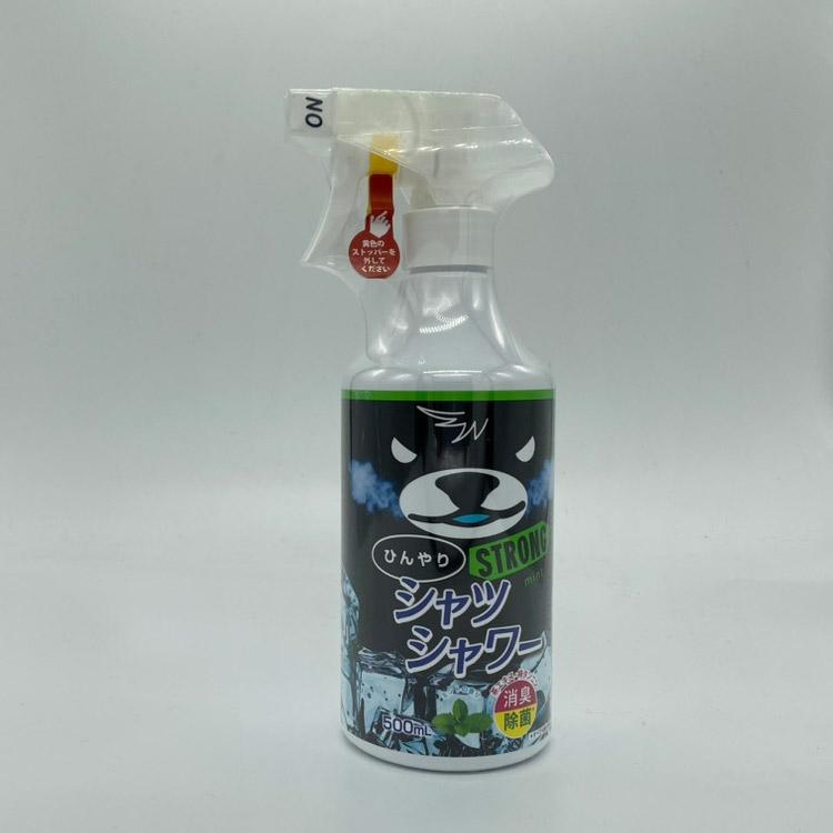 ひんやりシャツシャワー ストロングミント 衣類専用 500ml Strong ストロング ときわ商会 冷却 サッカー ゴルフ 野球 プロ用美容室専門店 つや髪美肌研究shop 通販 Yahoo ショッピング