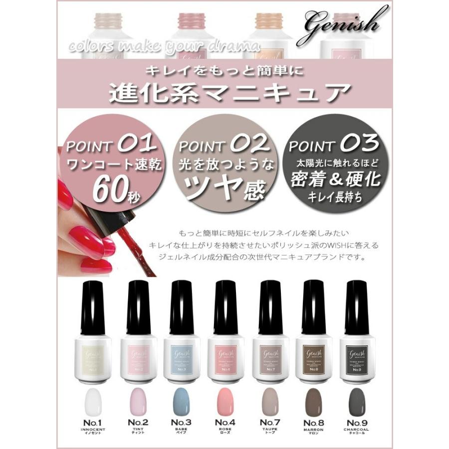 ジーニッシュマニキュア 8ml ネイル ポスト投函送料無料 No.15 : つや