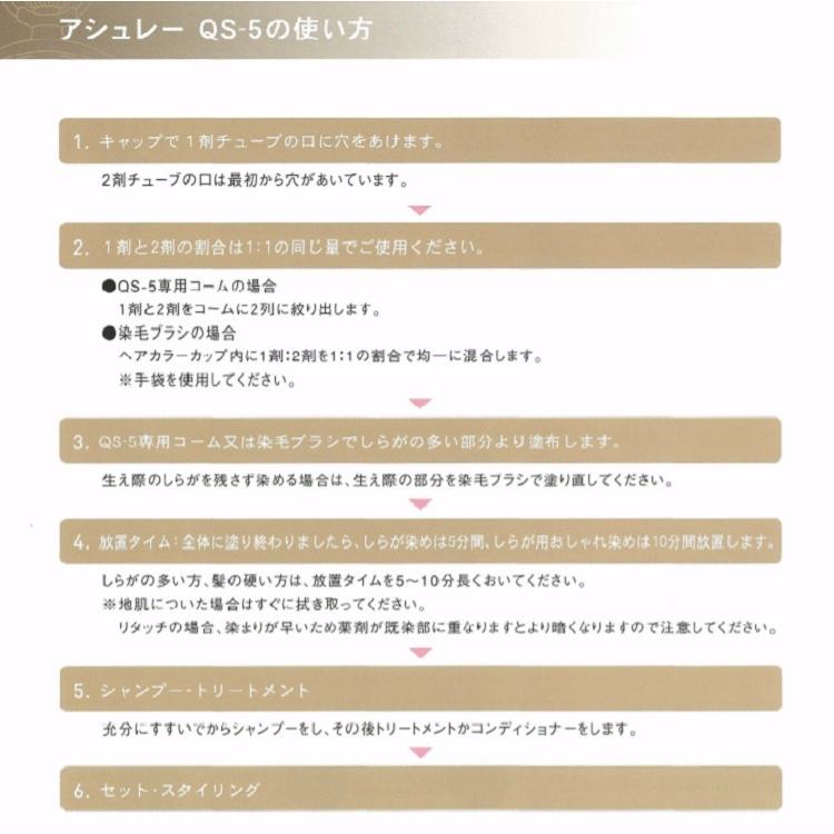 hoyu（ホーユー） 5分間放置スピード白毛染 アシュレーQS-5 Eパック