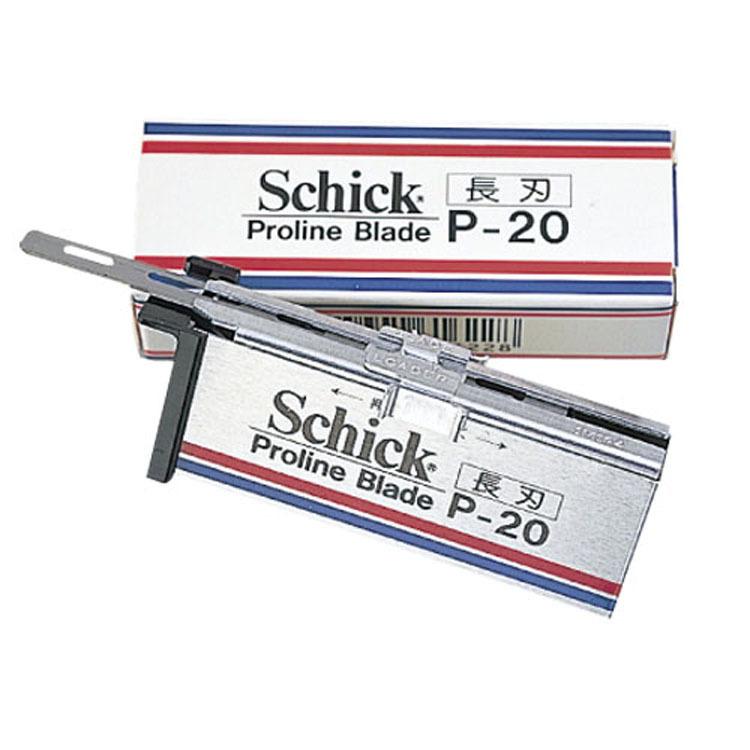 Schick Proline Blade P-20/P-30 替え刃 ポスト投函送料無料 シック プロラインブレード P-20 長刃 20枚入 替え