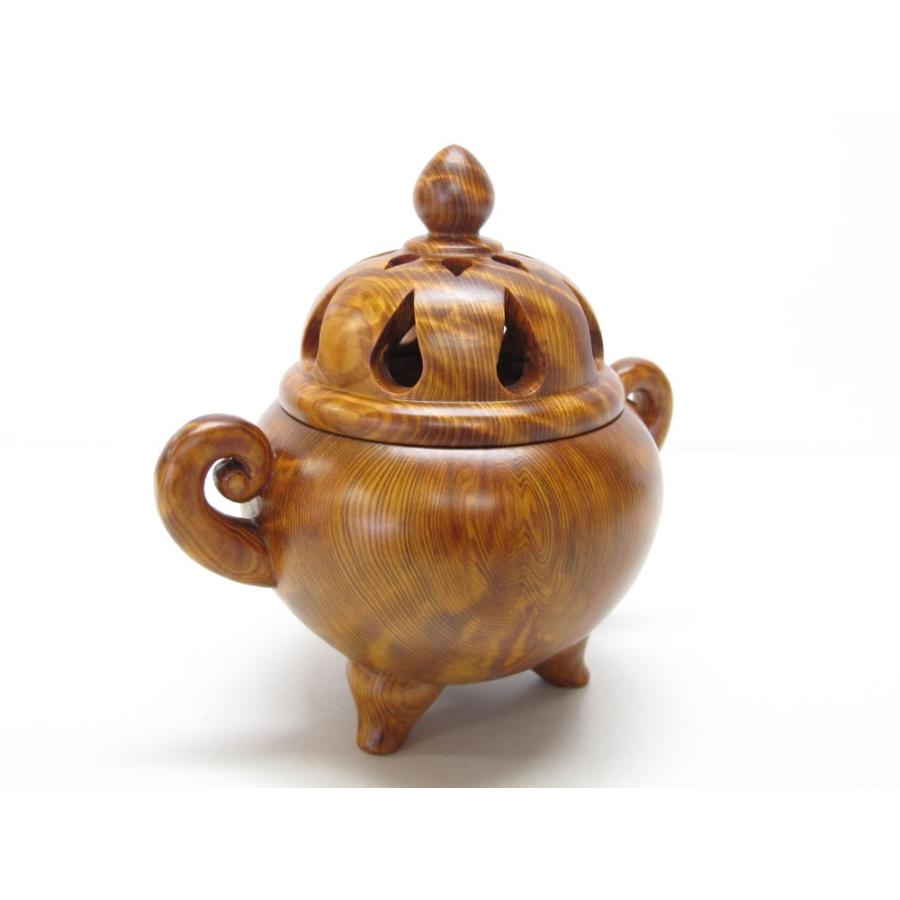 銘木屋久杉 香炉 置物 工芸品 アンティーク