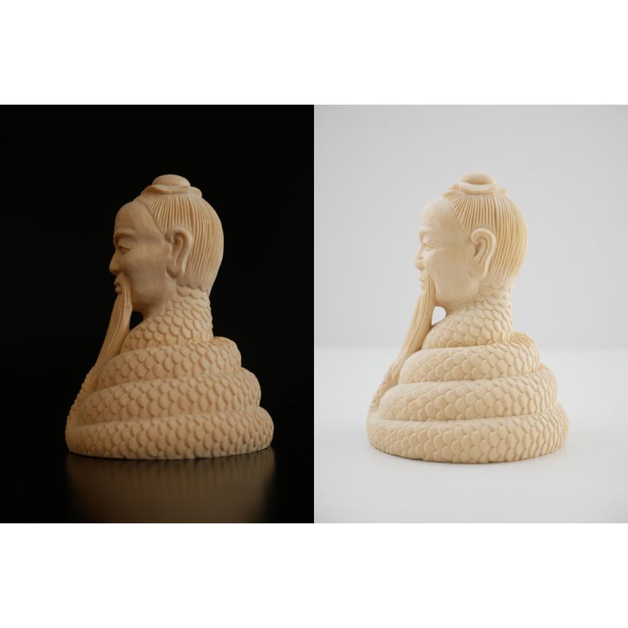 21高い素材 木彫り 仏像 宇賀神 仕様 無垢 素材 桧 彫刻 Www Cromg Org Br