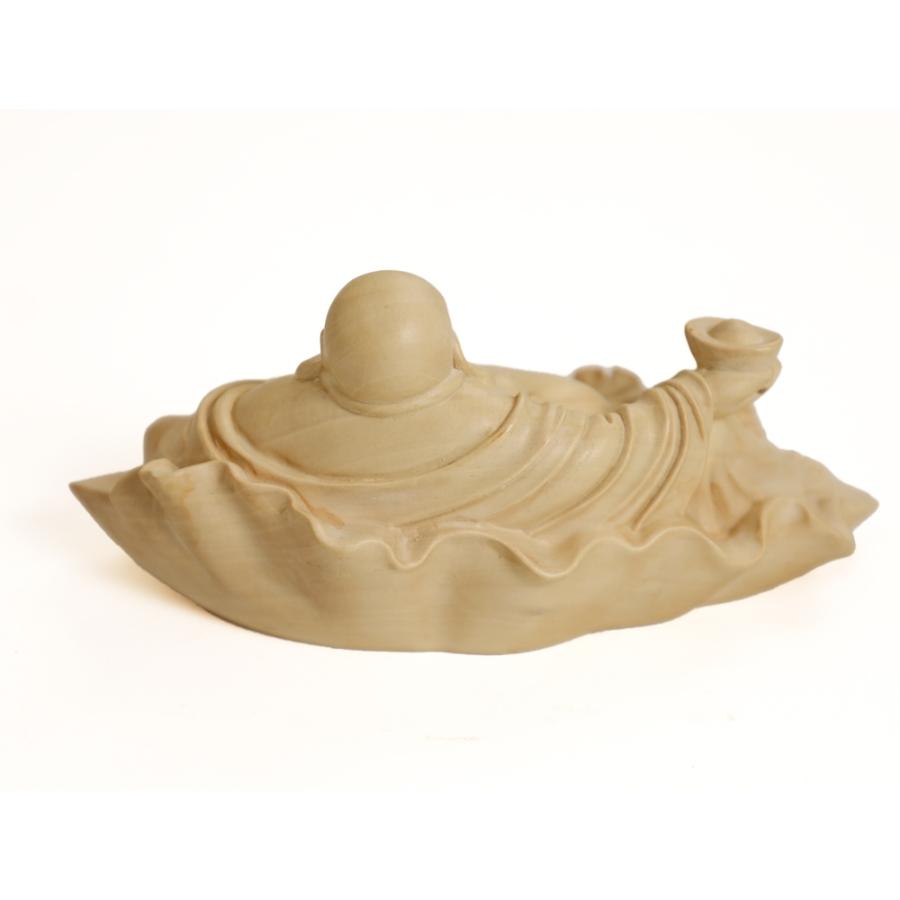 子宝】貴重 骨董 銘木 開運 金運 布袋様 木彫り 一刀彫 【公式通販】