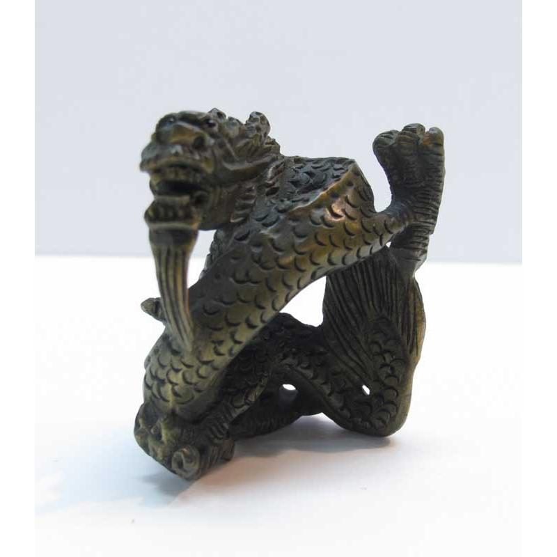 木彫り 根付 龍 一刀彫 素材 柘植 Kn 0 津山銘木有馬店 通販 Yahoo ショッピング