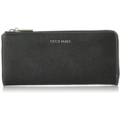 名入れ無料 セシルマクビー クロ 661 ナガサツイレ 長財布