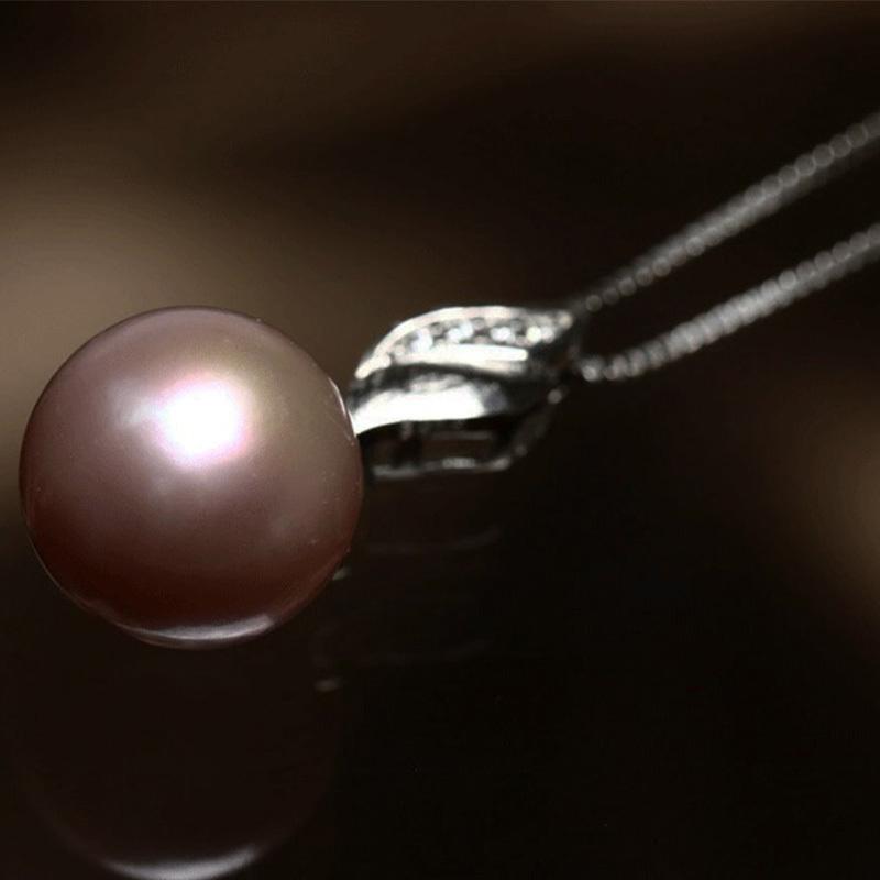 つやたま 真珠 パールペンダント 一粒パールネックレス 大粒 11 - 12mm