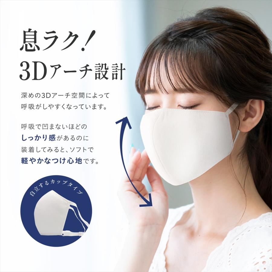 ビックマスク ゆったり大きめサイズ スクワランで潤いキープ 優れた保湿力でムレにくい 息ラク3D 送料無料  ツーヨン２枚入  抗ウイルスフィルター６枚付 T-91Ａ |  | 10