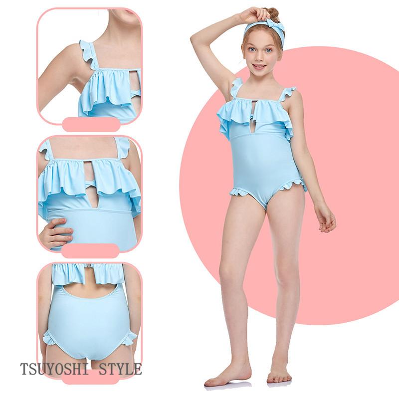 送料無料 キッズ水着 子供水着 子ども水着 女の子 フリルセパレート水着 水着 ワンピース 可愛い 幼稚園 キッズ 1 130 140 150 Ercp 80 Tsuyoshi Style 通販 Yahoo ショッピング