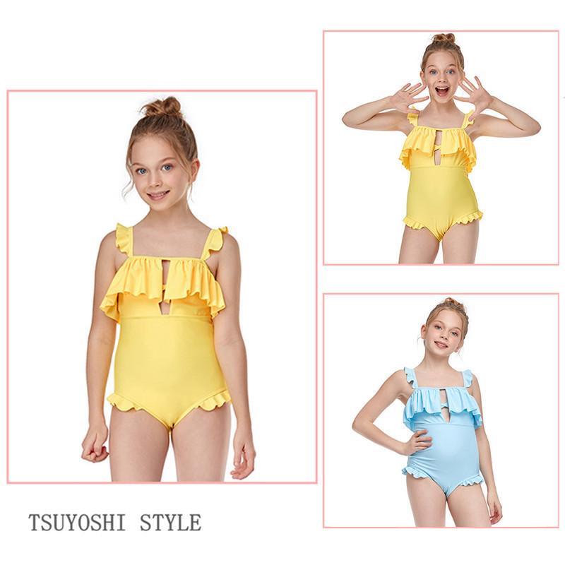 送料無料 キッズ水着 子供水着 子ども水着 女の子 フリルセパレート水着 水着 ワンピース 可愛い 幼稚園 キッズ 1 130 140 150 Ercp 80 Tsuyoshi Style 通販 Yahoo ショッピング