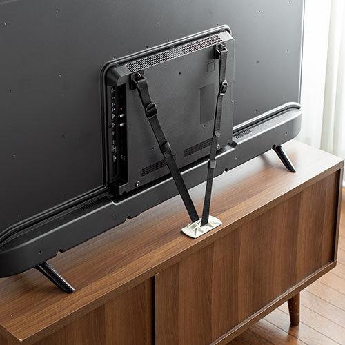 テレビ転倒防止ベルト 両面テープ取り付けタイプ VESA 壁固定 65型まで 震度6強対応|tv-acc|12