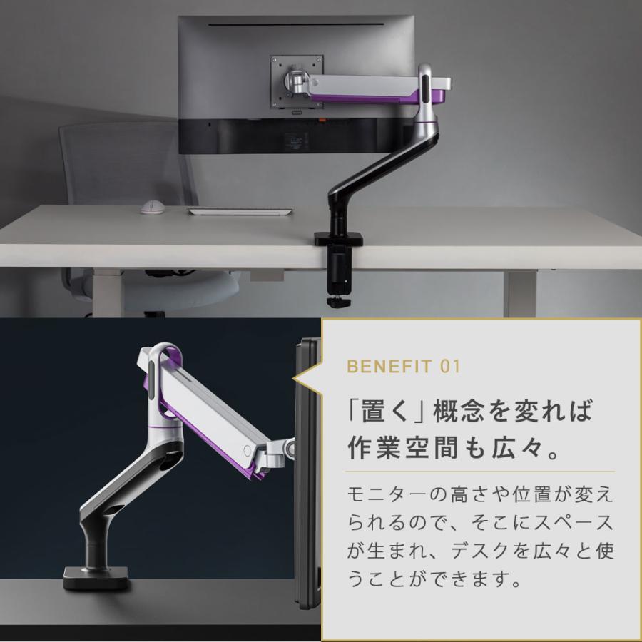 卓上モニターアーム パソコンモニターアーム 最先端のデザイン 快適ワークのモニターアーム DA212 爆買 |  | 08