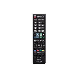 【中古】シャープ[SHARP]　オプション・消耗品　【0106380459】　液晶テレビ用　リモコン＜ブラック系＞ シャープ部品：リモコン＜ブラック系＞/0106380459液晶テレビ用