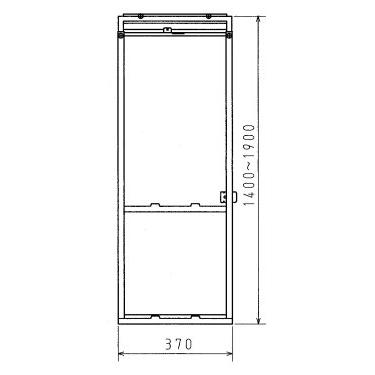 コロナ部品:テラス窓用取付枠(窓高さ140〜190cm用)WT-9/3283054 コロナ部品:テラス窓用取付枠(窓高さ140〜190cm用)WT-9/3283054