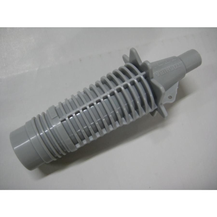 東芝部品：お掃除ノズル（グレー）/43083089エアコン用〔95g-4
