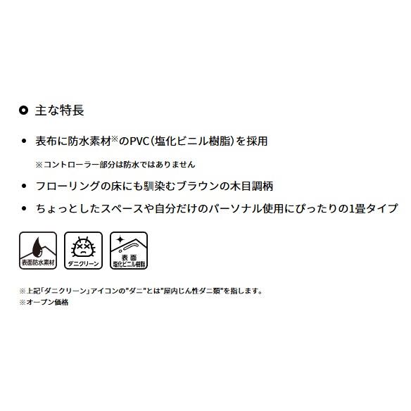 KODEN：フローリング調電気カーペット1畳相当/CWC101H-BW : メロウ
