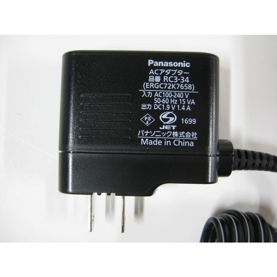 パナソニック部品：ACアダプター(充電器)/ERGC72K7658男性用トリマー用
