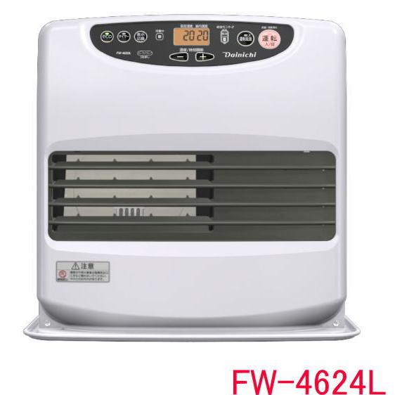 ダイニチ 石油ファンヒーター ム-ンホワイト FW-4624L-W ダイニチ：石油ファンヒーター(Lタイプ)(ムーンホワイト)/FW-4624L-W