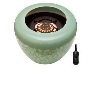 メトロ：ハロゲンヒーター火鉢（薄緑）/MK-44-GN