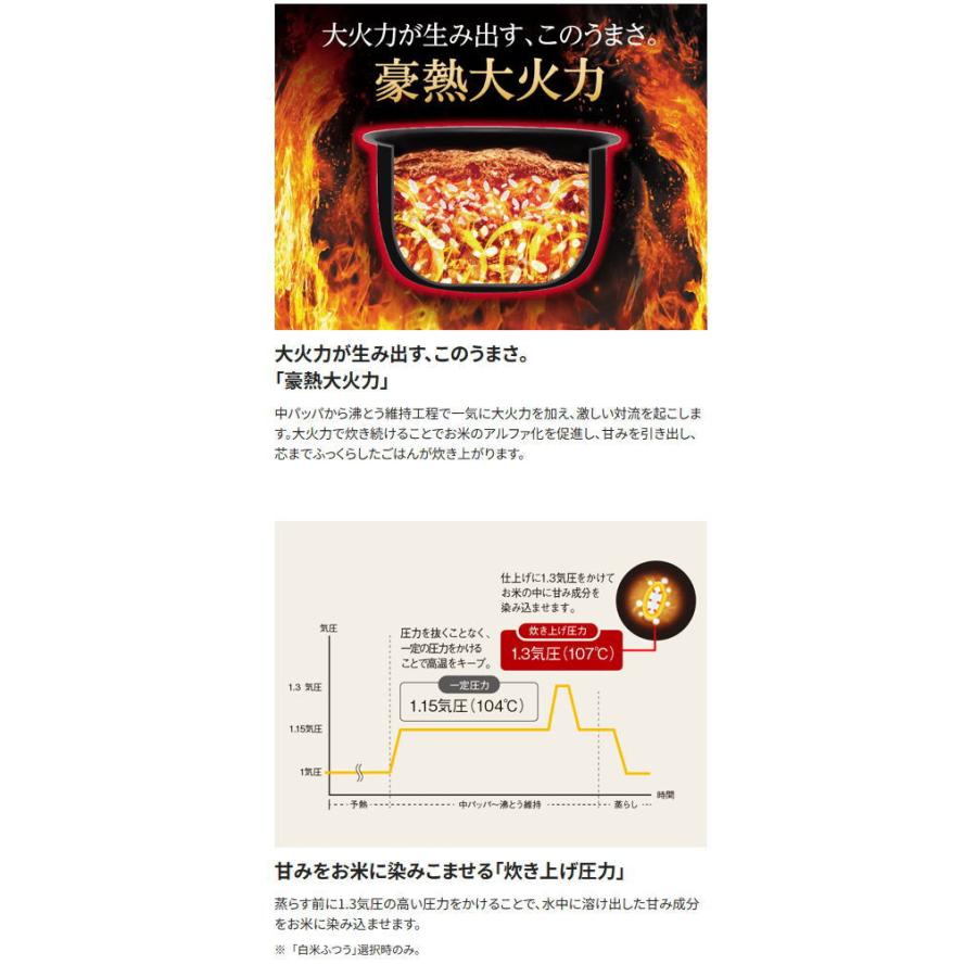 象印：圧力IH炊飯ジャー極め炊き（1升炊）(ブラック)/NW-JZ18-BA