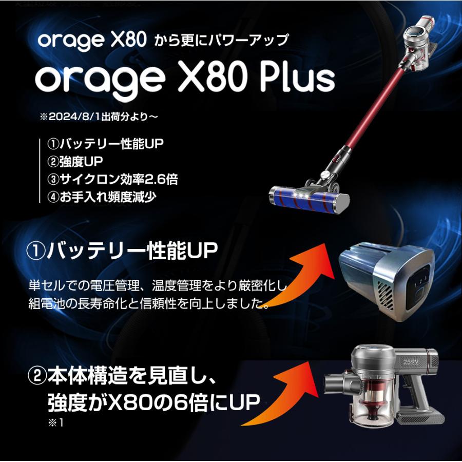 orage 掃除機 コードレス スティック サイクロン クリーナー orage 掃除機 コードレス スティック サイクロン クリーナー