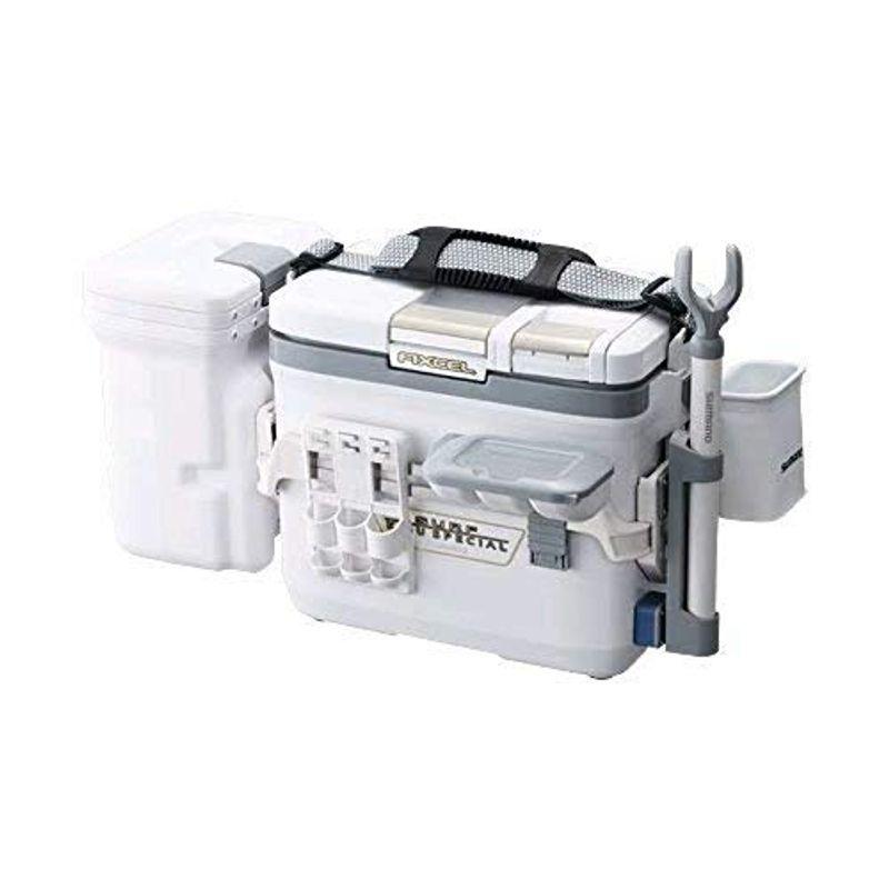 シマノ Shimano クーラーボックス クーラーボックス Tvilbid2のシマノ Shimano 小型 キススペシャル 9l フィクセル サーフ 90uf N09n 釣り用 キススペシャル アイスホワイト Tvilbid2 比較的美品