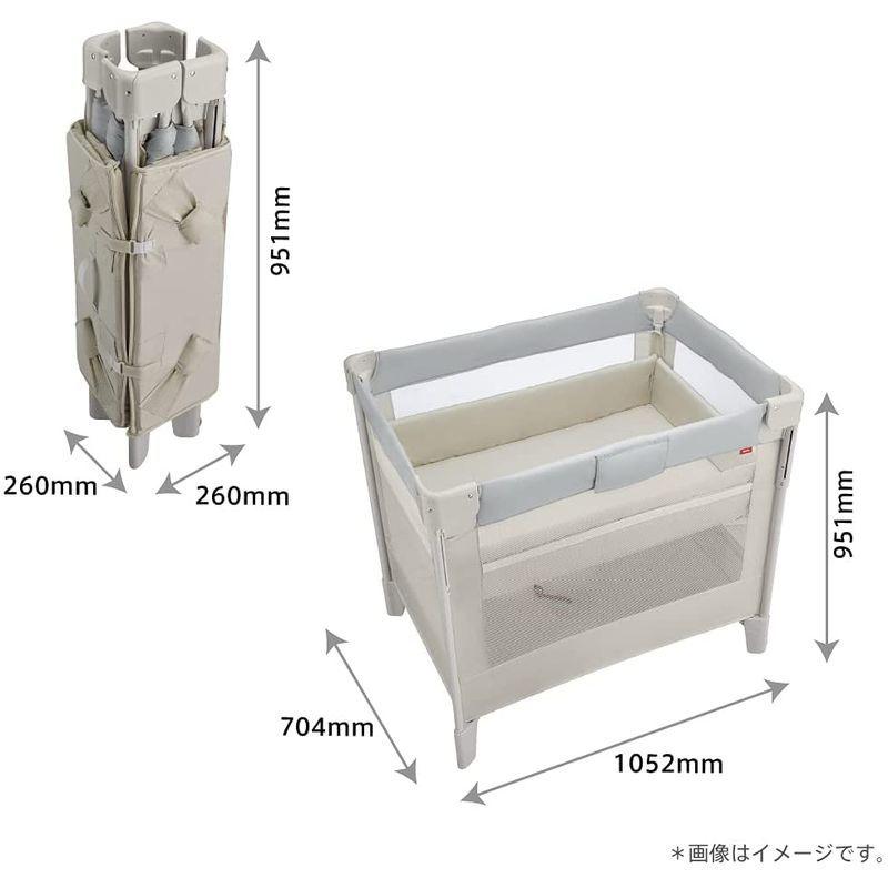 Aprica(アップリカ) コンパクトにたためるベビーベッド ココネルエアー 即出荷可 ココネルエアーAB コンパクトにたためるベビーベッド (美品)Aprica ベッド