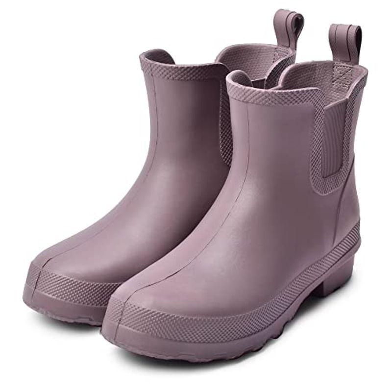トドス レインブーツ レディース キッズ 防水 長靴 サイドゴア ショートブーツ 撥水 軽量 To 358 4s 19cm 03 パープル Gbstffmzsm シューズ Windowrevival Co Nz