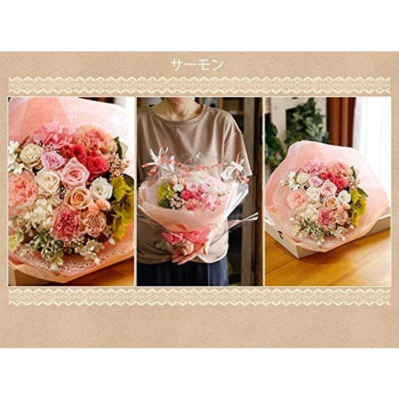 販壳 価格比較 ブーケブランシェ プリザーブドフラワーの花束 フルール プレミアム サーモン オンライン限定商品 Omg Catering Ninetofab Com