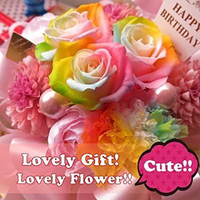 日本の職人技 プリザーブドフラワー レインボーローズ プリザーブドフラワー フラワーギフト 花 誕生日プレゼント ピンク系 誕生日プレゼント 記念日の贈 ケース付き３ タオル Gordoscoxinha Com Br